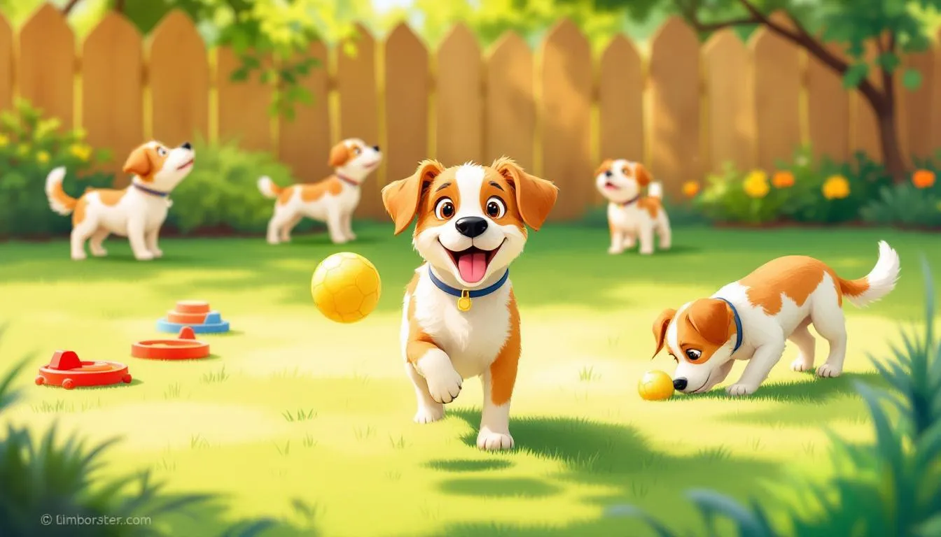 A dog using its natural behavior to perform tricks, such as fetching or sniffing.