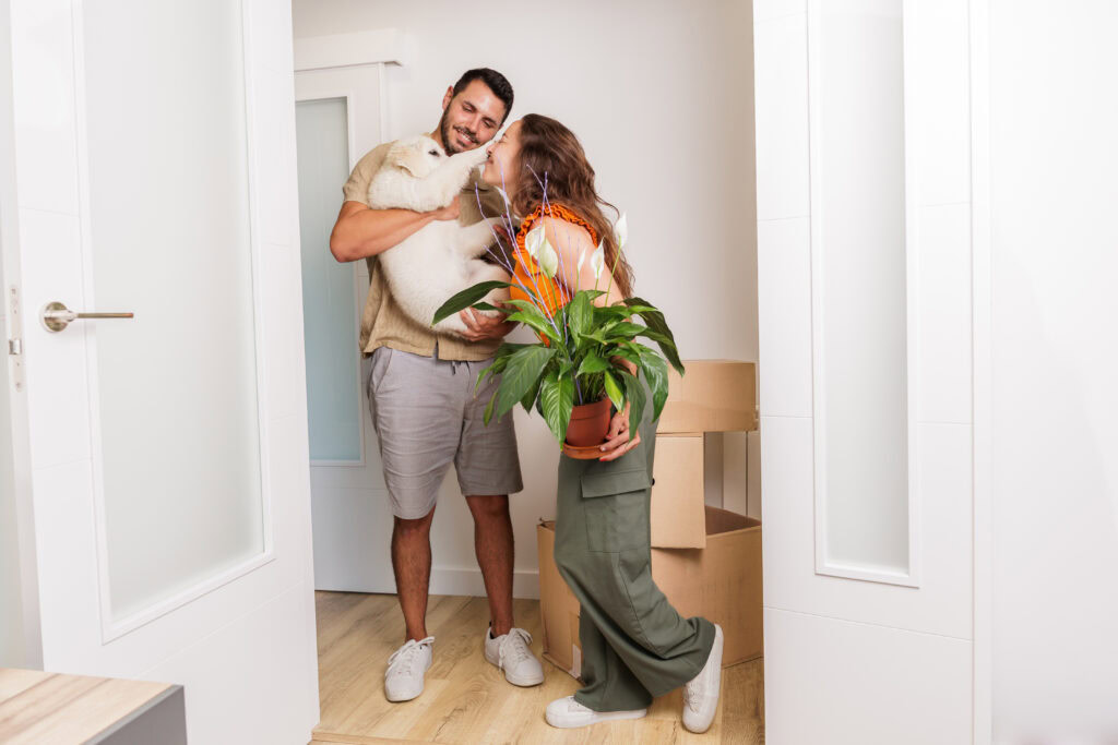 dog moving in with family 