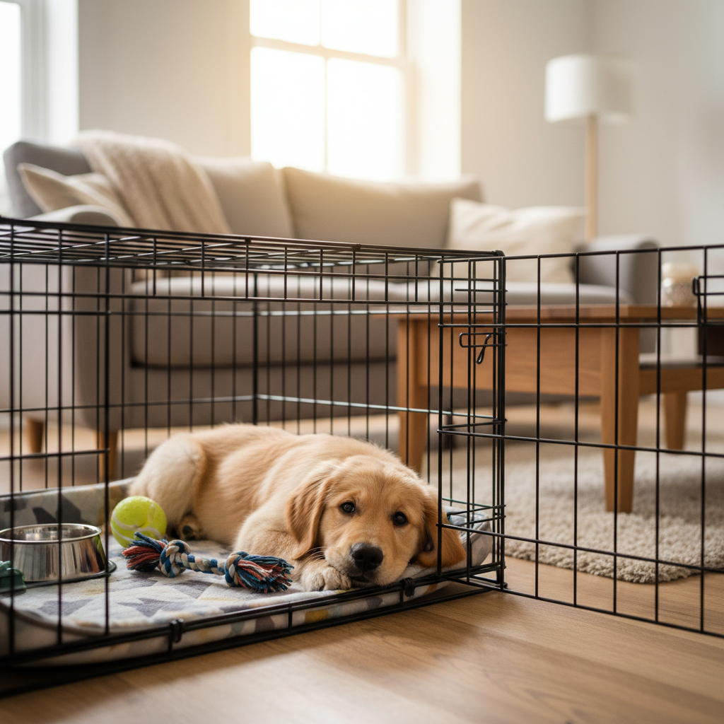 section 1 image 22 What Is Crate Training for Puppies? 1 learn more about crate training at Allbreeds