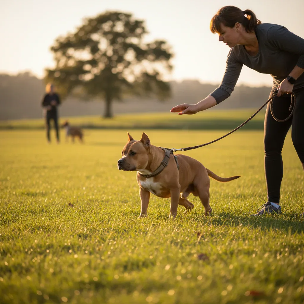American Staffy Training in Perth