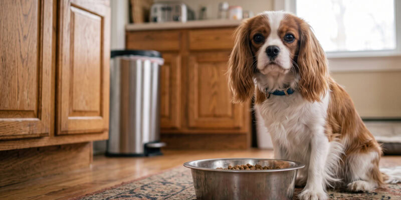 cute dog resource guarding