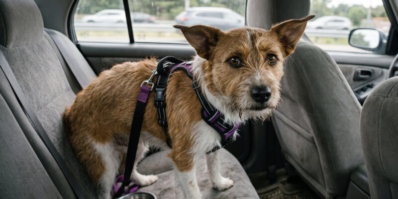 stop your puppy from having anxiety when having car rides