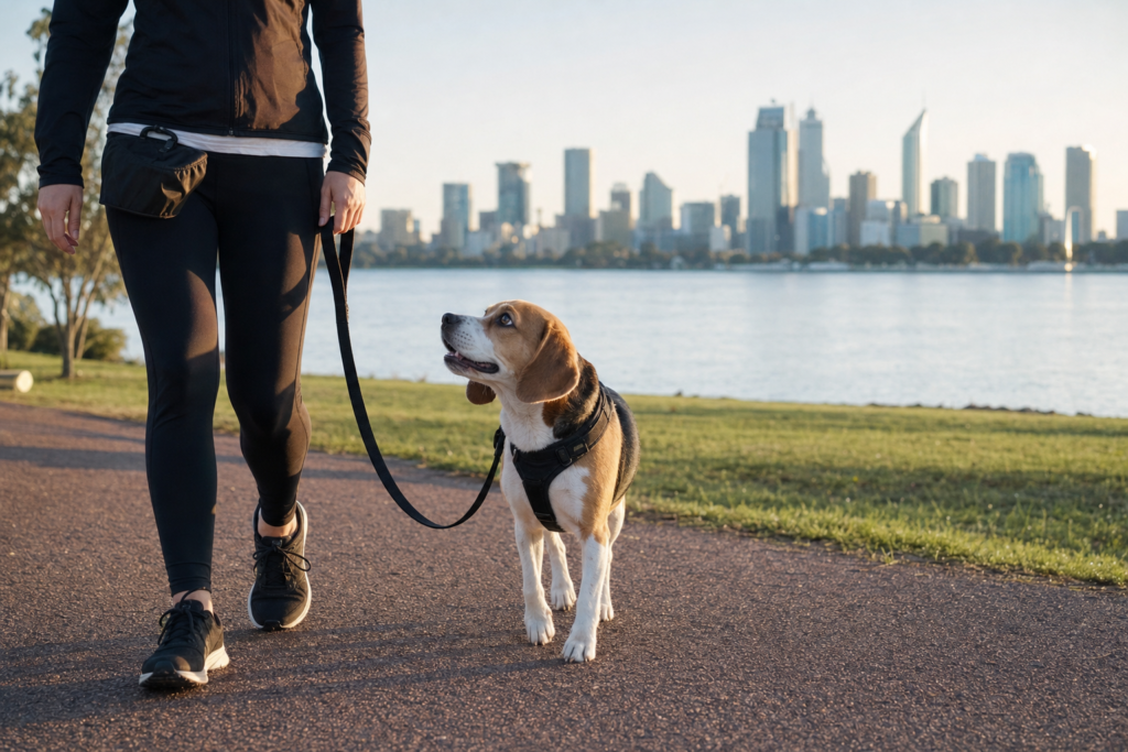 beagle training swan river loose lead Beagle Training Tips 1 oose-lead walk on the South Perth foreshore